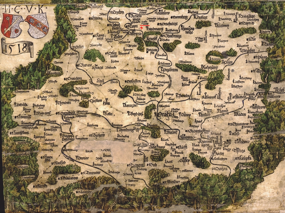Klaudyanova mapa z r.1518